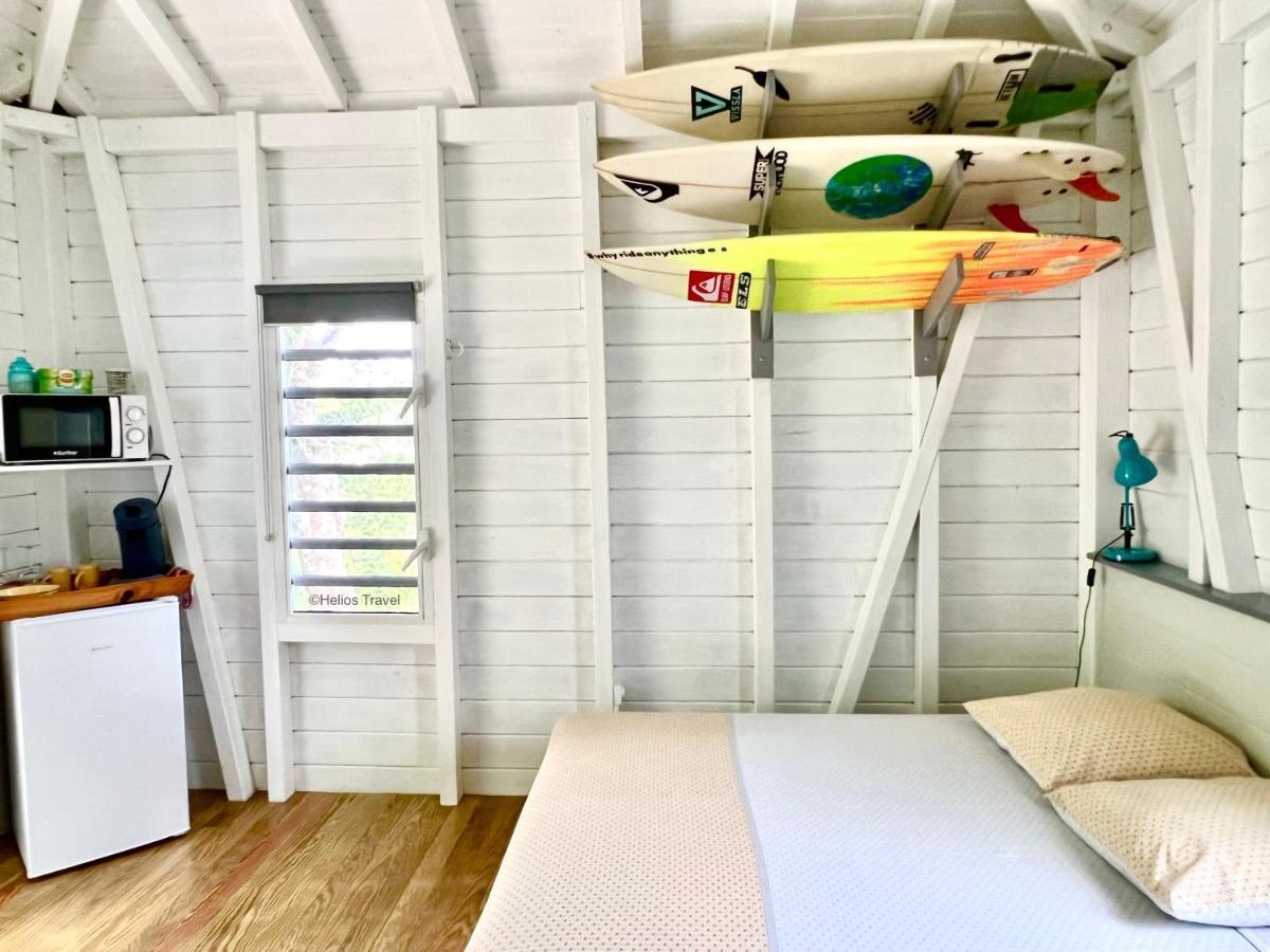 Le Surf Lodge, Chambre Avec Vue Mer Dans Un Ecrin De Verdure 데샤이에스 외부 사진
