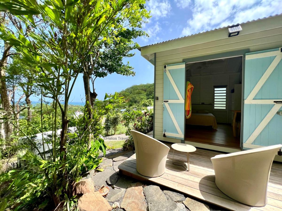 Le Surf Lodge, Chambre Avec Vue Mer Dans Un Ecrin De Verdure 데샤이에스 외부 사진