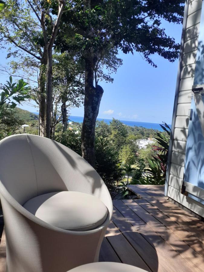 Le Surf Lodge, Chambre Avec Vue Mer Dans Un Ecrin De Verdure 데샤이에스 외부 사진