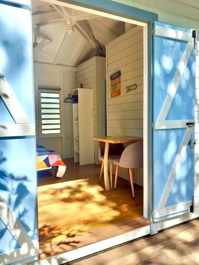 Le Surf Lodge, Chambre Avec Vue Mer Dans Un Ecrin De Verdure 데샤이에스 외부 사진