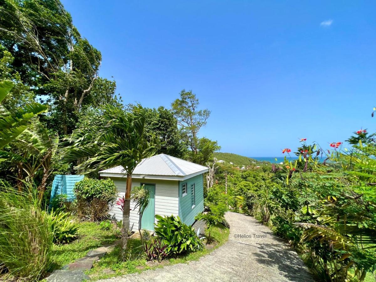 Le Surf Lodge, Chambre Avec Vue Mer Dans Un Ecrin De Verdure 데샤이에스 외부 사진