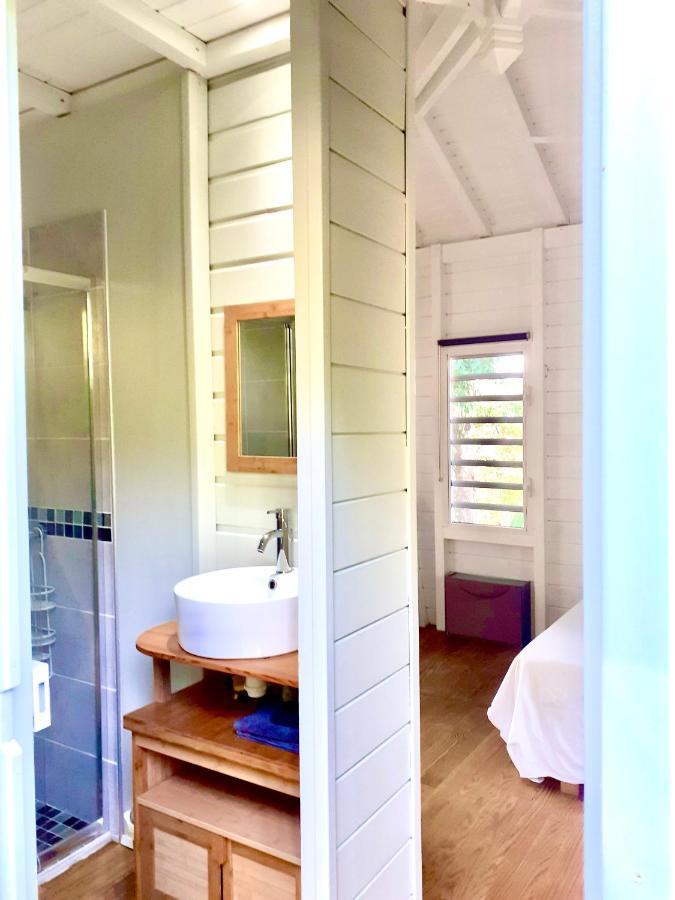 Le Surf Lodge, Chambre Avec Vue Mer Dans Un Ecrin De Verdure 데샤이에스 외부 사진